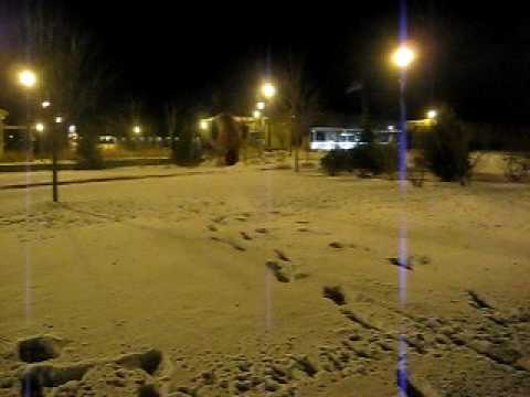 More round-off Back Tuck in the snow