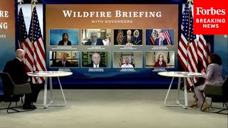 JUST IN: Biden, Harris Hold Wildfire Briefing With Governors