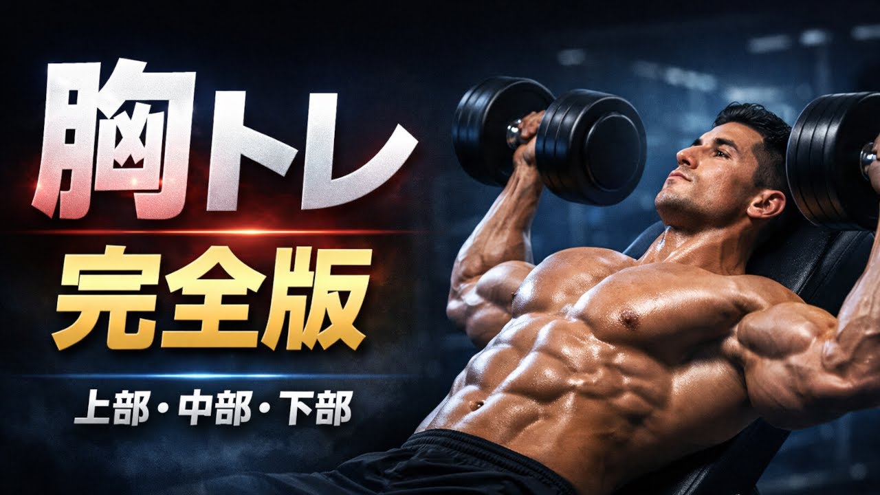 科学的に正しい胸トレの鍛え方｜種目・角度・メニュー完全版