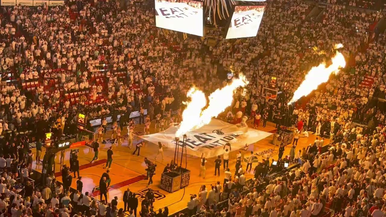 Eastern Conference Finals - Game 3 - Boston Celtics 102 - 128 Miami Heat - Miami Heat Player Intro