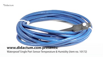Waterproof sensor temperature/humidity for sensorProbe monitoring devices