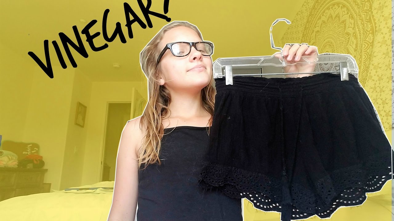 DOES VINEGAR UNSHRINK YOUR CLOTHES? TESTING HACK YouTube