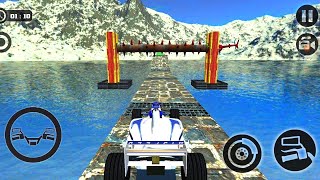 Impossible Formula Car Stunt Racing Tracks - Android Gameplay FHD #4 screenshot 5