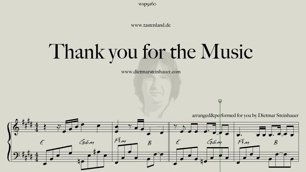 Thank you for the Music