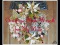 Tricia's Creations Special Christmas For My Mom Deco Mesh Wreath Project 1 of 2 videos