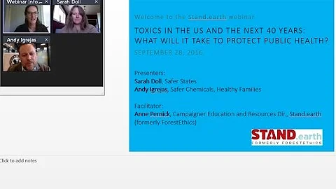Toxics in the US and the next 40 years: What will ...