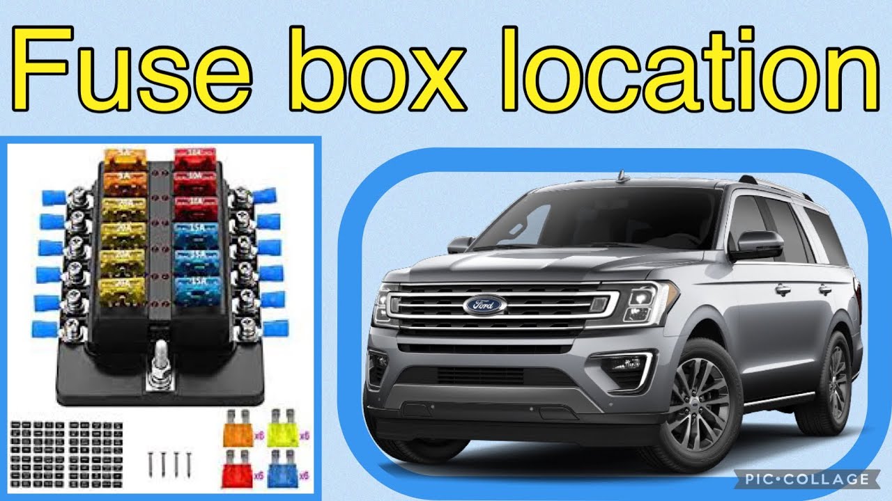The fuse box location on a 2021 Ford Expedition - YouTube