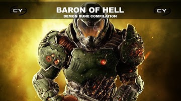 Doom (2016) - Baron Of Hell - Demon Rune Compilation