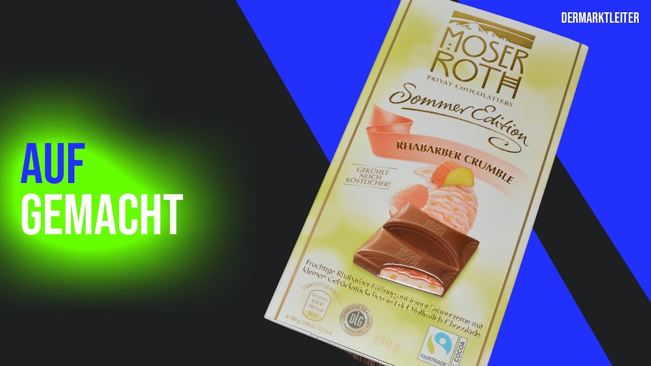 Aufgemacht: Aldi Moser Roth Sommer Edition Rhabarber Crumble