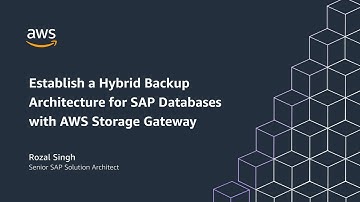 How to Establish a Hybrid Backup Architecture for SAP Databases on AWS | Amazon Web Services