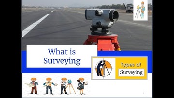 SURVEYING 1 Module 1: Class 1: Introduction to Surveying & Classification