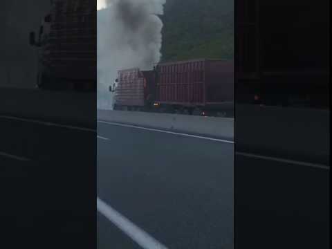 kozan.gr: Βίντεο από λεωφορείο των ΚΤΕΛ Καστοριάς που έπιασε φωτιά στην Εγνατία Οδό