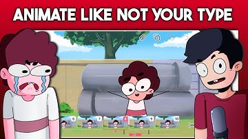 How I Animate Like Not Your Type with My finger on Flipaclip !! Full Tutorial