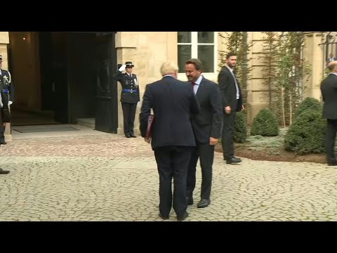 Boris Johnson booed on arrival to meeting Luxembourg PM | AFP