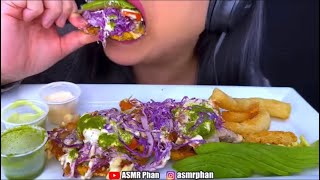 ASMR PHAN *BITES ONLY* FRIED PORK GIANT YUCA ASMR