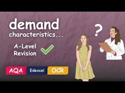 Demand characteristics (Methodological Issues in Psychology Explained) #Alevel #Revision