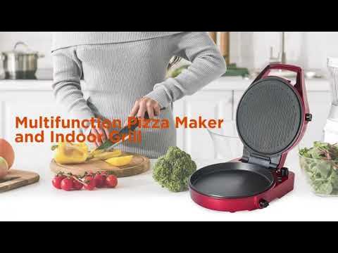 Commercial CHEF Countertop Pizza Maker, Indoor Electric Countertop Grill,  Quesadilla Maker with Timer, CHPG12R at Tractor Supply Co.