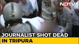 In Tripura, Journalist Sudip Datta Bhowmik Shot Dead By Policeman During Argument screenshot 1