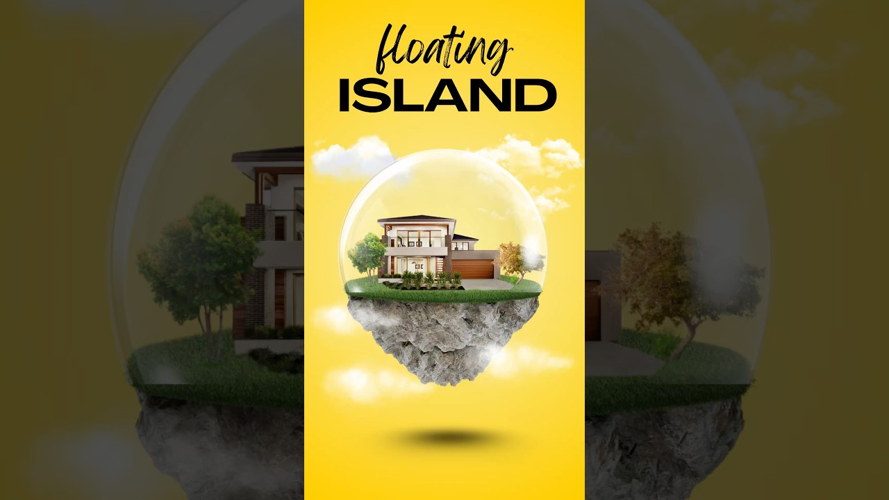 Floating Island 🏝️🤩 Full video link in description 