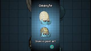 Pokedex challenge 54 : Amonita in pixel