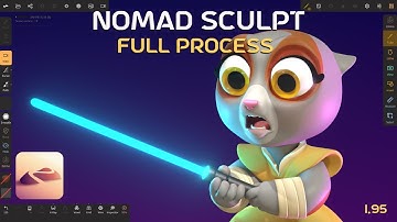 Nomad Sculpt 1.95 Full Process Video | Character Design