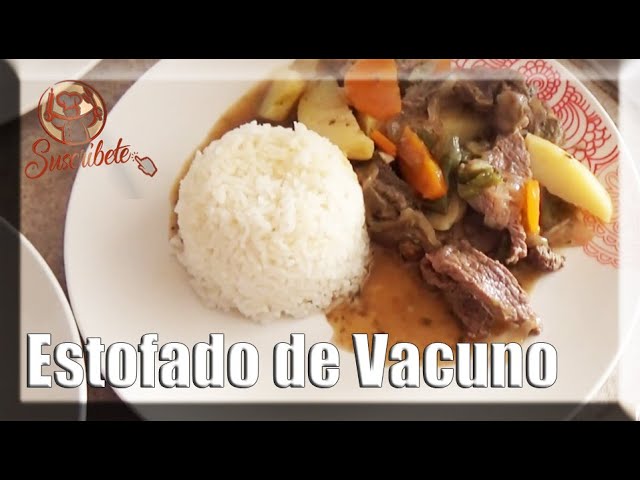 Estofado De Vacuno Receta Facil Y Rapida Youtube