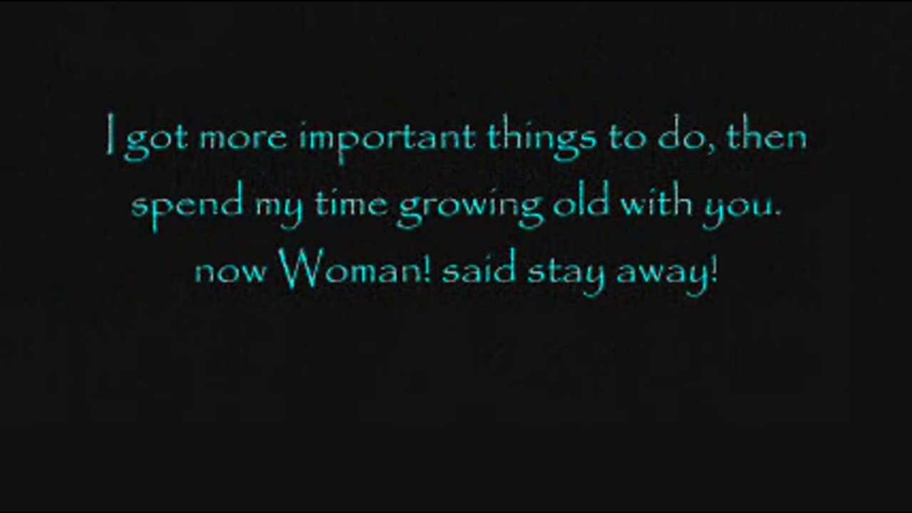 American Woman Lyrics by The Who YouTube