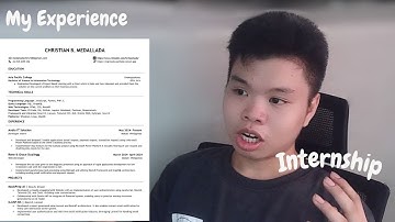 how I got my first internship as a student  (software engineering)