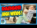 HOW TO SURVIVE HIGH WINDS in your RV -- 10 Tips to Stay Alive!