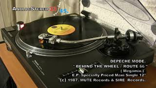 Depeche Mode:  " Behind The Wheel / Route 66."  (Megamix)  ... En Vinyl Maxi Single 12" ¡¡¡