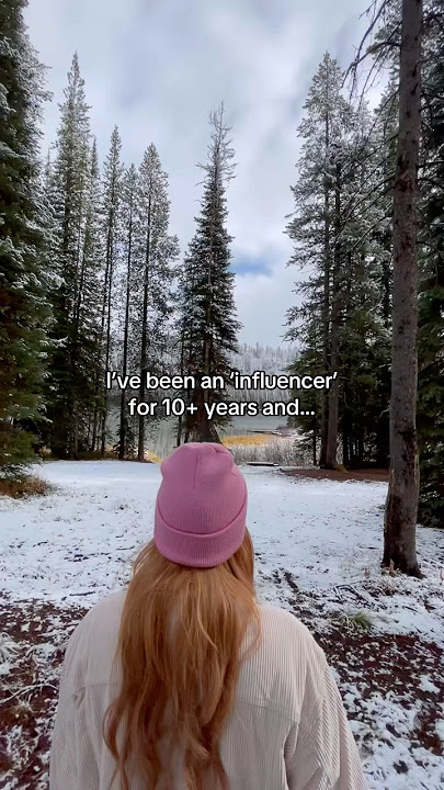I’ve been an influencer for 10  years and..
