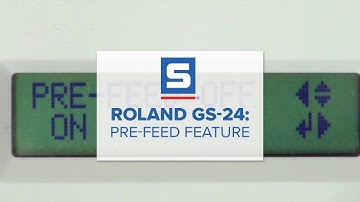 Roland GS-24: Pre-Feed Feature