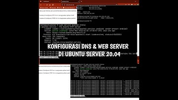 KONFIGURASI DNS & WEB SERVER DI UBUNTU SERVER 20.04