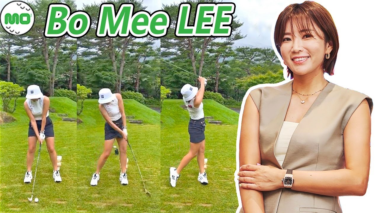 Bo Mee LEE イ・ボミ 韓国の女子ゴルフ スローモーションスイング!!!