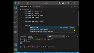 String Operations in JS