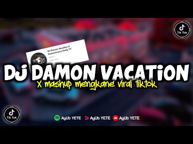 DJ DAMON VACATION X MASHUP VIRAL STYLE VINKY YETE MENGKANE class=
