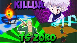 Anime Battle Arena Killua And Ts Zoro Showcase New Roblox Aba Characters Youtube - gear secondthird new law character in anime battle arena roblox