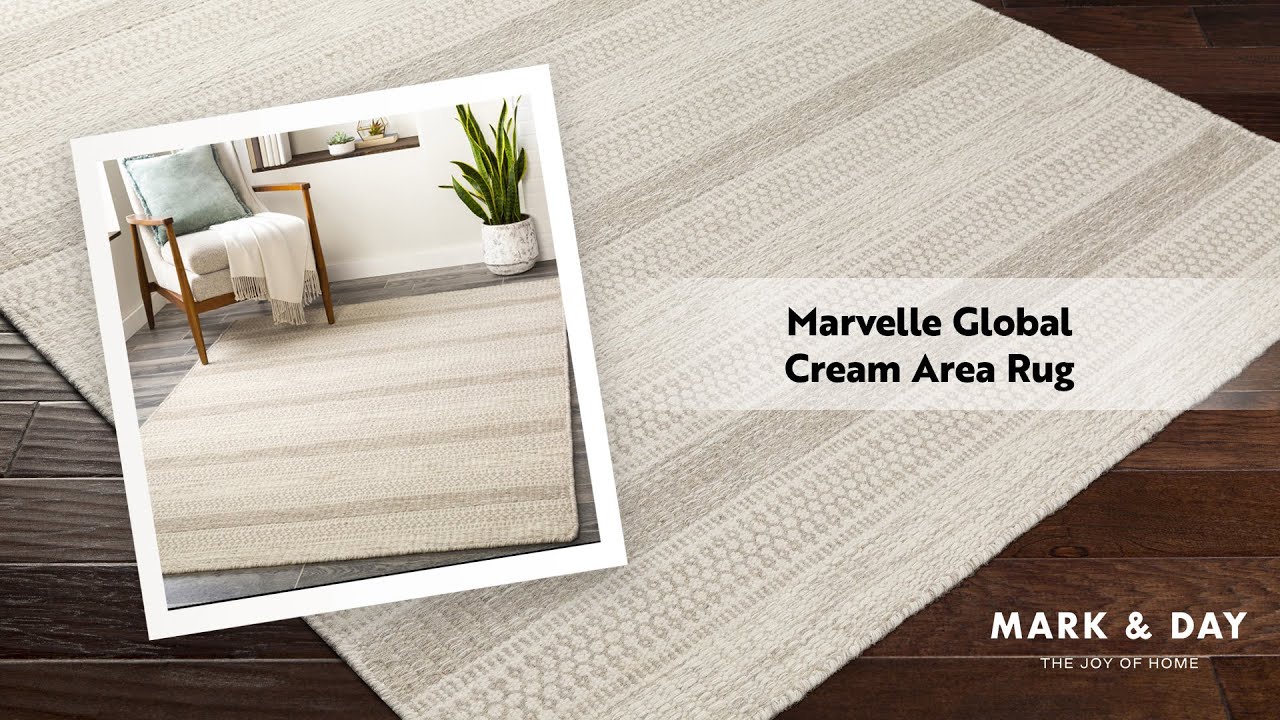 Marvelle Global Cream Area Rug