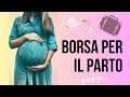 Borsa parto  mamma e bimba 