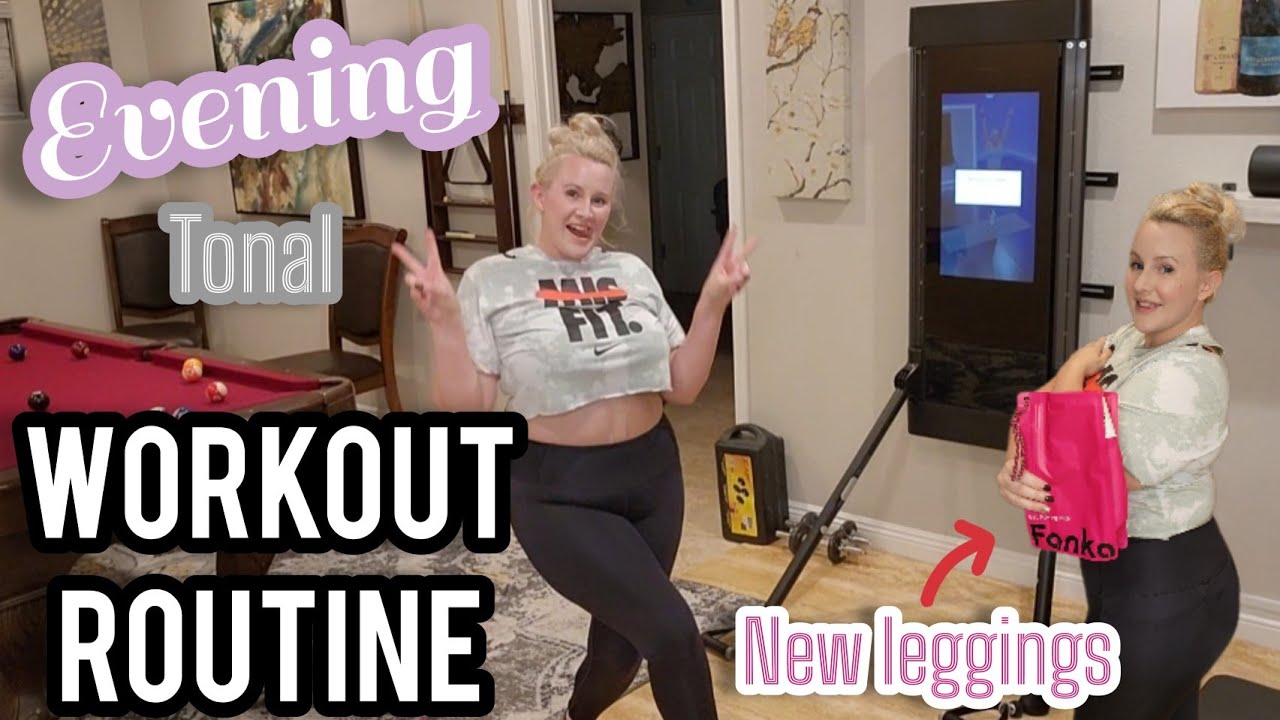 EVENING TONAL WORKOUT ROUTINE, HOME WORKOUT, MOM OF 4
