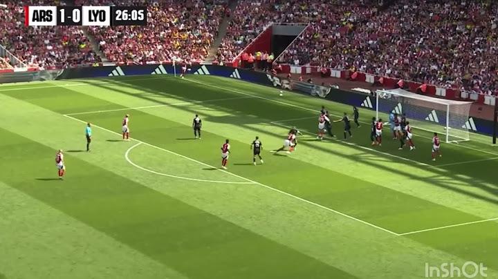 Highlights-Arsenal vs lyon (2-0)