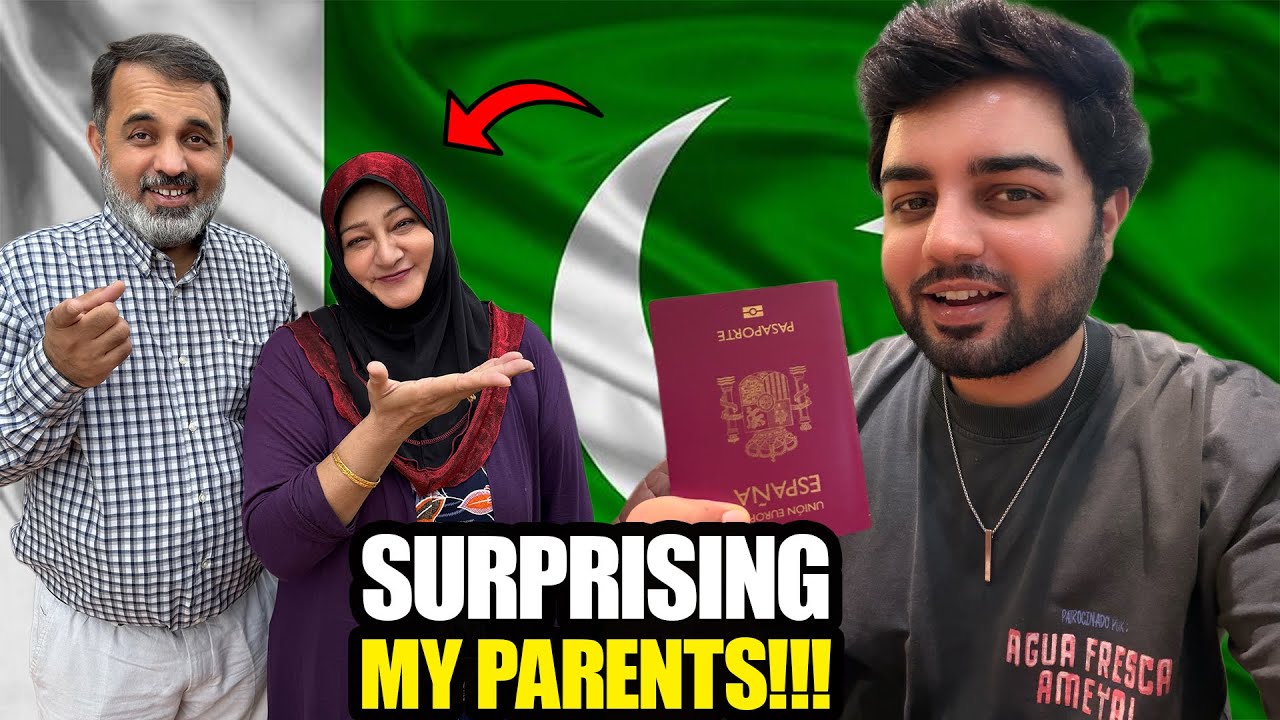 I Flew From Spain to Pakistan to Surprise My Parents! 🥹✈️🇵🇰