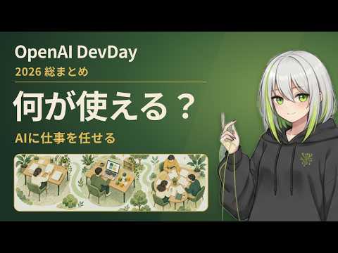 OpenAI DevDay 2026 総まとめ|dots・GPT-6.1 Sol・Codex、何が使える? 썸네일 — 유튜브에서 보기