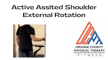 Doorway Active Assisted ROM Shoulder External Rotation