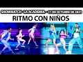 Showmatch - Programa 11/10/21 - RITMO CON NIÑOS - Cande Ruggeri y Agustín Barajas