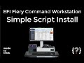 Fiery command workstation installation de ce logiciel  laide dun script