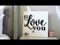 Love You Shiplap Sign - DIY Valentine&#39;s Day Project
