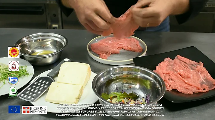 CARPACCIO DI FASSONA CON TOMA PIEMONTESE DOP A CUR...