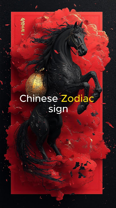 Year of the Horse (马 Mǎ) | Dynamic Chinese Zodiac Art | GuoChao (Born 1990, 2002, 2014)