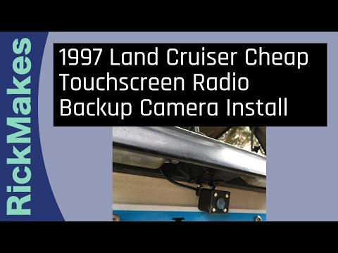 1997 Land Cruiser 저렴한 터치스크린 라디오 백업 카메라 설치
